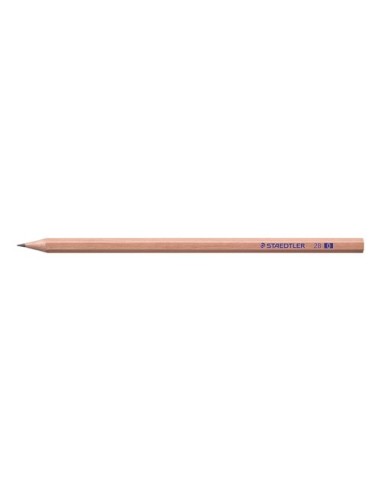 LAPIZ STAEDT.130 NORIS NATURAL Nº0 - 2B - Pack de 24 unidades